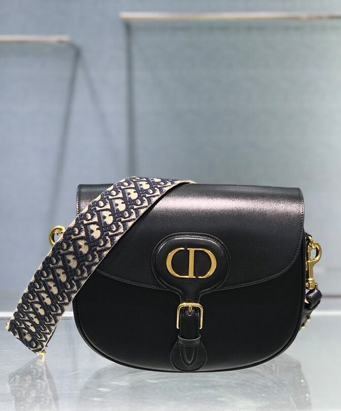 Christian Dior Large Dior Bobby Bag Black